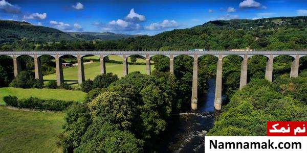 آب گذر Pontcysyllte و کانال Llangollen - ویلز