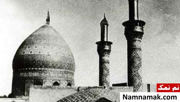 یکی از رواقهای حرم امام حسین نمایی از گنبد حضرت عباس علیه السلام