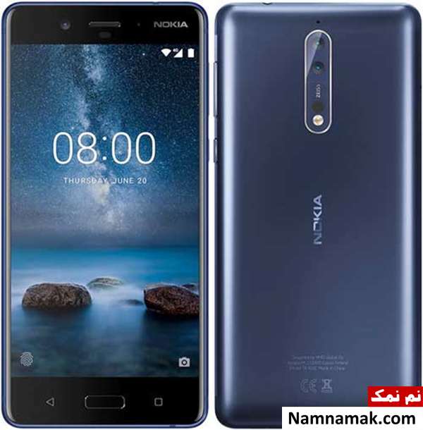 مشخصات نوکیا 8 و دوربین و صفحه نمایش آن