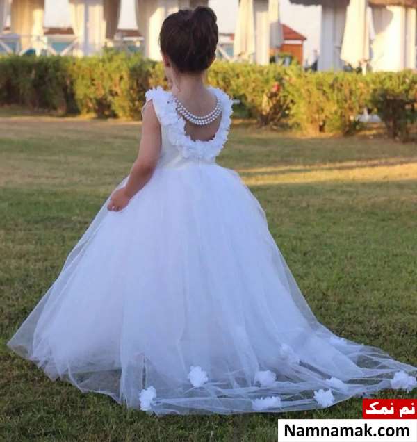 مدل لباس عروس بچگانه شیک و جدید