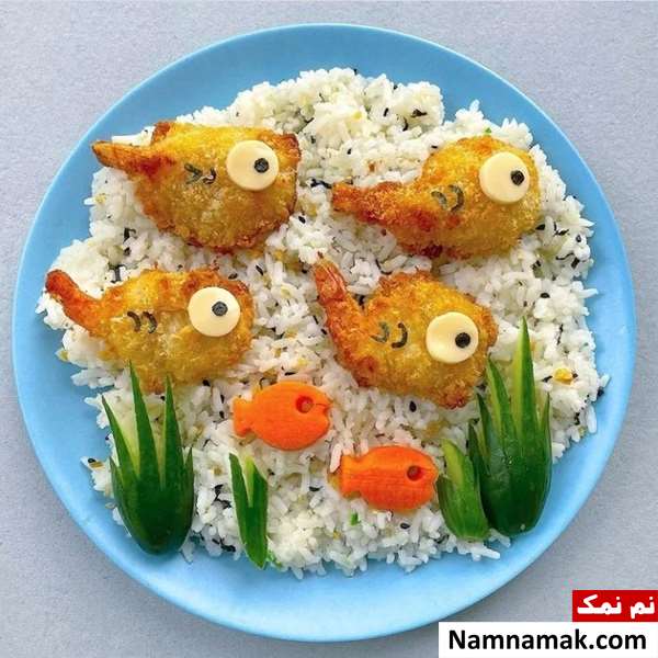 تزیین غذای کودک