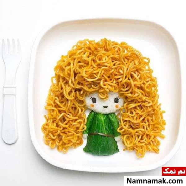 ایده های تزیین بشقاب غذای کودک دخترانه و پسرانه