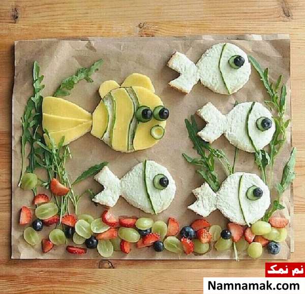 ایده های تزیین بشقاب غذای کودک دخترانه و پسرانه