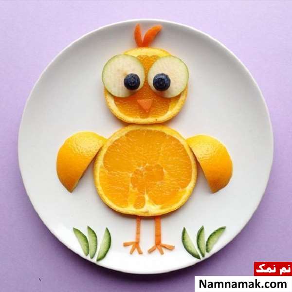 ایده های تزیین بشقاب غذای کودک دخترانه و پسرانه
