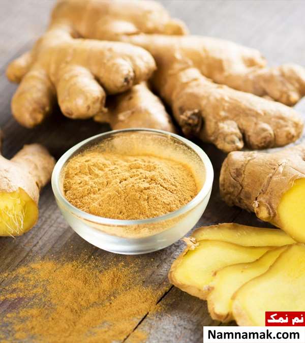 ماسک زنجبیل برای لاغری بینی