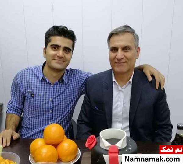 پویا بختیاری و پدرش منوچهر بختیاری