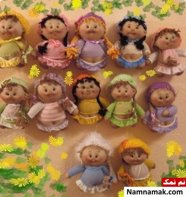 عروسک با جوراب زنانه عروسک با جوراب زنانه