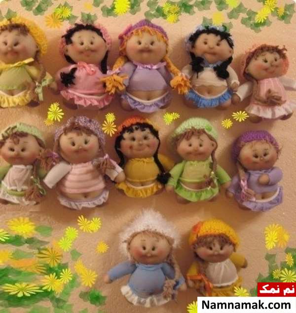 عروسک با جوراب زنانه عروسک با جوراب زنانه