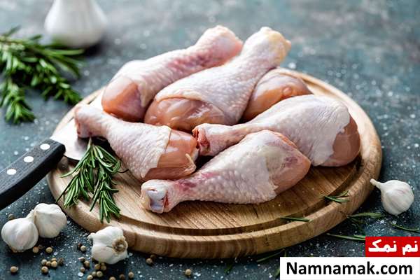 تغییر رنگ و بوی گوشت مرغ