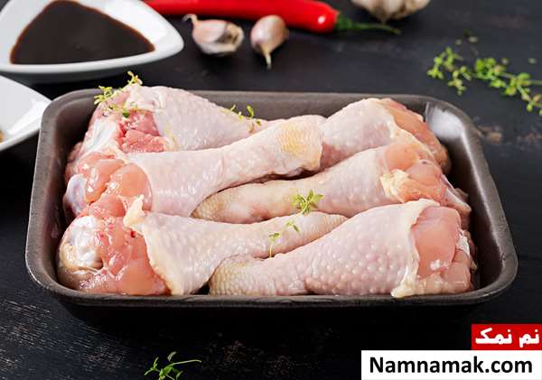 تغییر رنگ و بوی گوشت مرغ