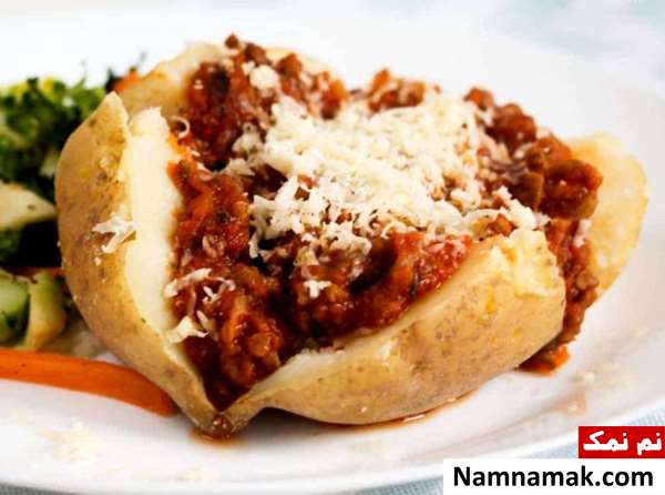 طرز تهیه غذا با سیب زمینی و گوشت چرخ کرده
