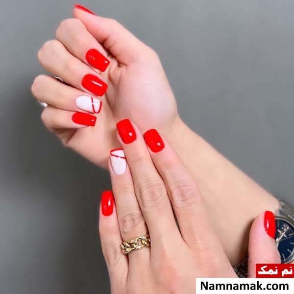 مدل کاشت ناخن کوتاه و شیک دخترانه و زنانه