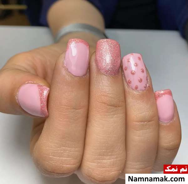 مدل کاشت ناخن کوتاه و شیک دخترانه و زنانه