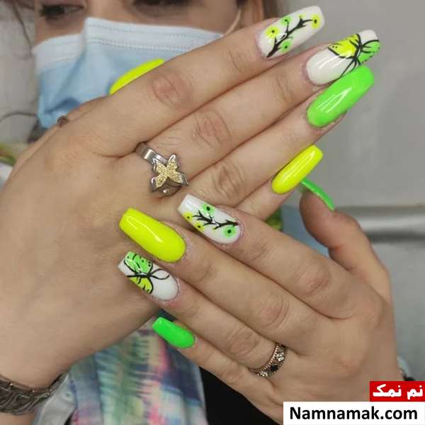مدل کاشت ناخن بلند شیک زنانه و دخترانه
