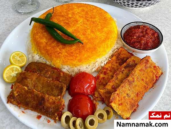 کباب تابه ای با مرغ چرخ کرده