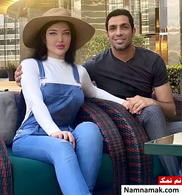 سپهر حیدری و همسرش