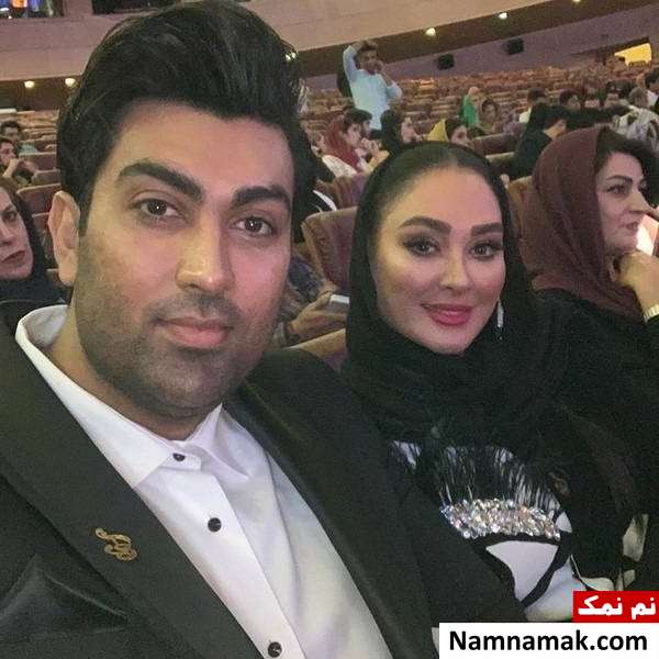 الهام حمیدی و همسرش الهام حمیدی و همسرش در جشن حافظ 98