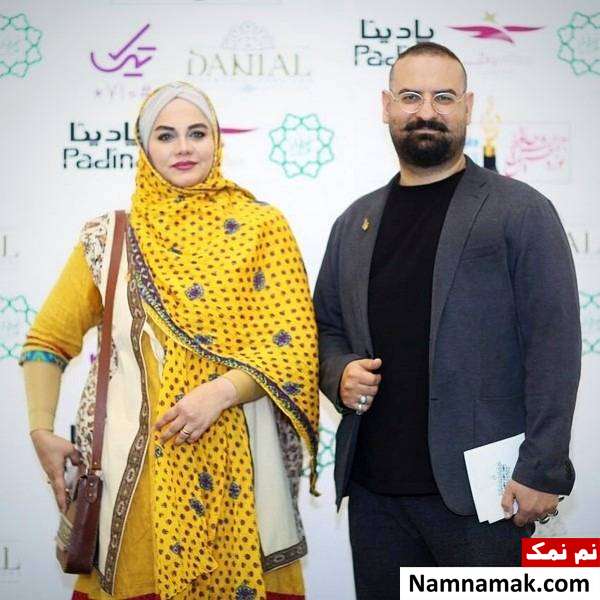 نرگس آبیار و همسرش نرگس آبیار و همسرش در نوزدهمین جشن حافظ