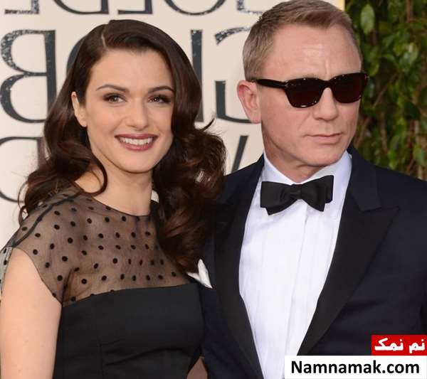عکس دنیل کریگ و ریچل وایس