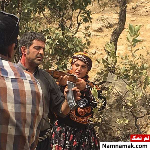 آرزو رضایی و مهدی امینی خواه در فیلم شاخه های شکسته بلوط