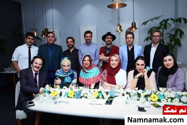 تولد مانی رهنما عکسی از هنرمندان در جشن تولد مانی رهنما