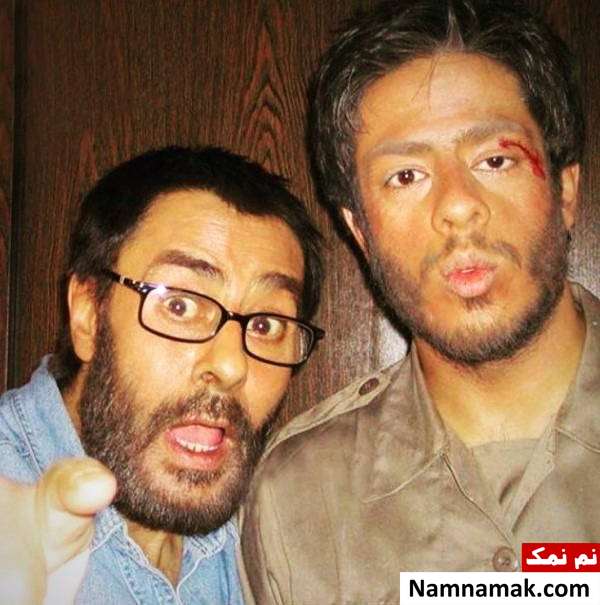خسرو شکیبایی و پسرش عکسی از خسرو شکیبایی و پسرش پوریا