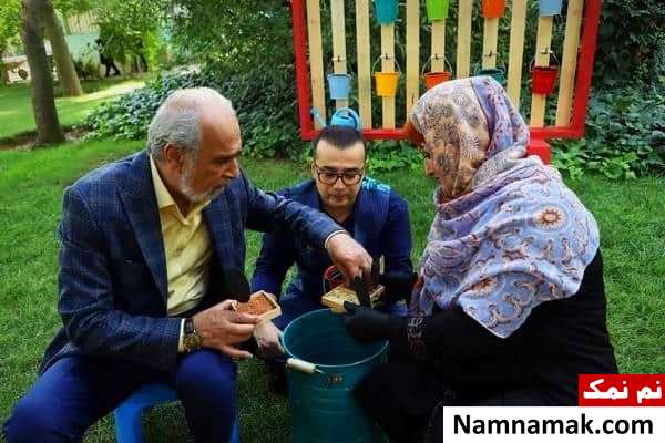 سپند امیرسلیمانی حضور سپند امیرسلیمانی به همراه پدر و مادرش در کودک شو