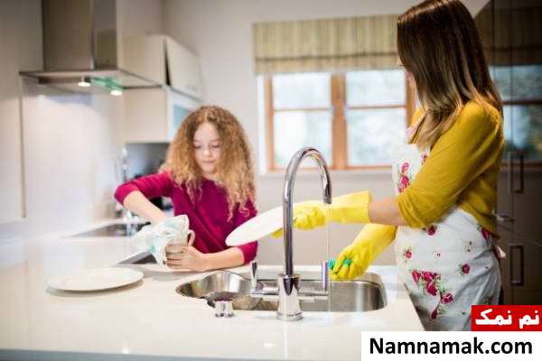 آموزش نظافت به کودکان یادگیری در سنین کودکی