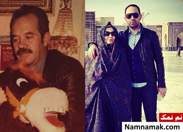 عکس پدر و مادر پیام ملک زاده