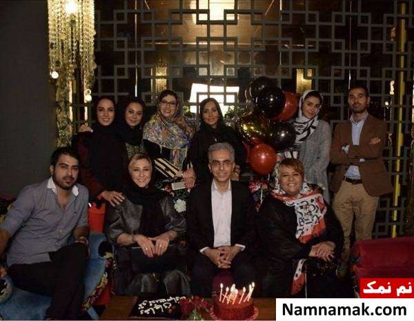 تولد رضا رفیع عکسی از هنرمندان در تولد رضا رفیع