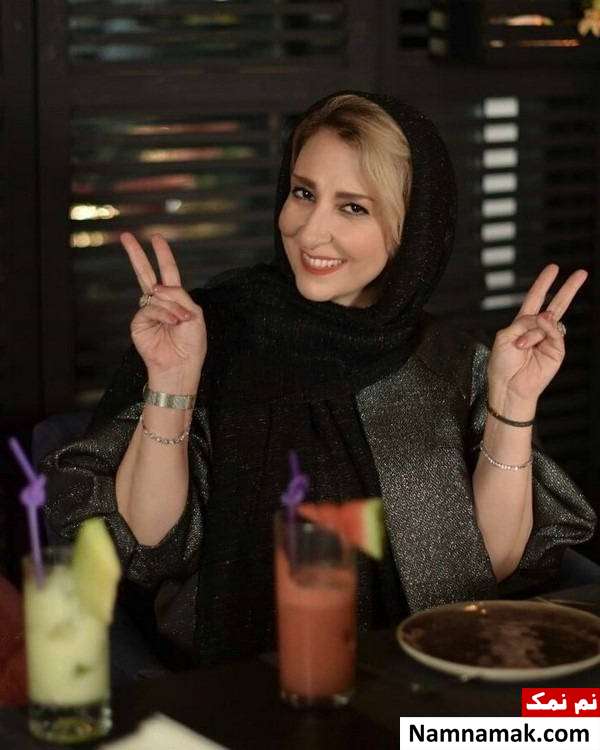 مرجانه گلچین مرجانه گلچین در تولد رضا رفیع