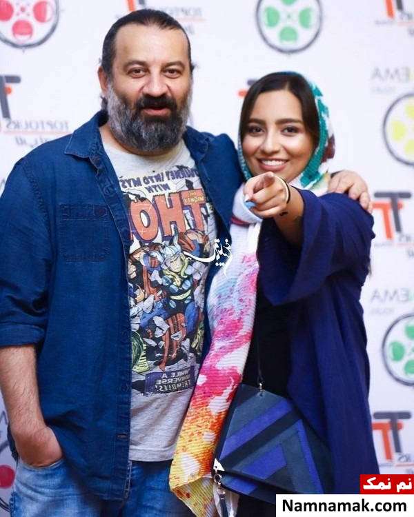 عکسی از مهراب قاسم خانی و دخترش در جشنواره سینما تورز 