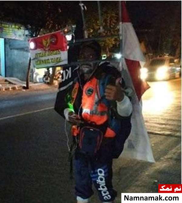 مردی که 800 کیلومتر به پشت راه رفت! مردی که 800 کیلومتر به پشت راه رفت!
