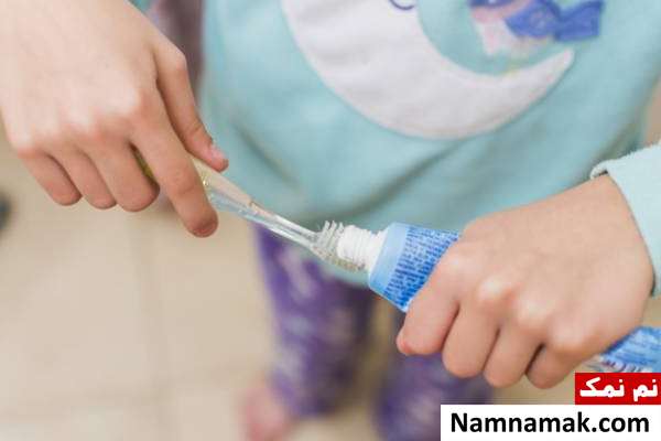 مسواک منظم مراقبت بعد از افتادن دندان شیری