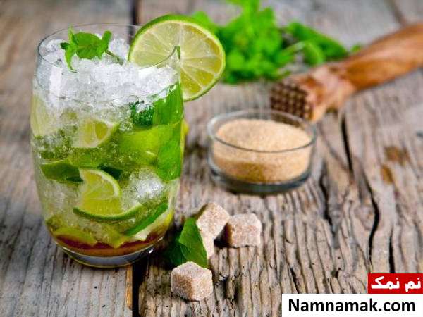 طرز تهیه نوشیدنی نعنا و لیمو