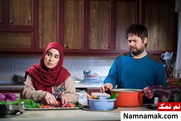 شیدا یوسفی و علی صادقی در سریال نون.خ