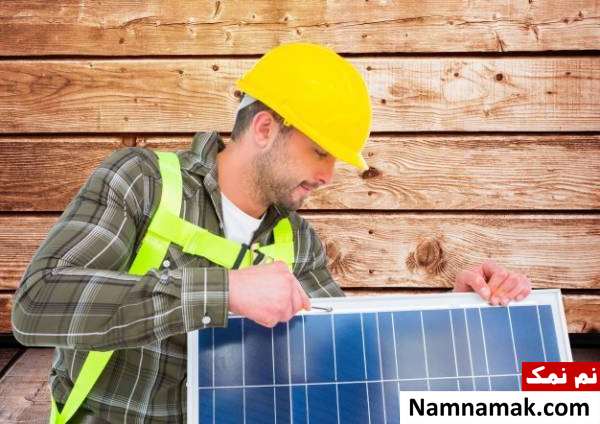 نصب پنل خورشیدی انرژی پنل های خورشیدی