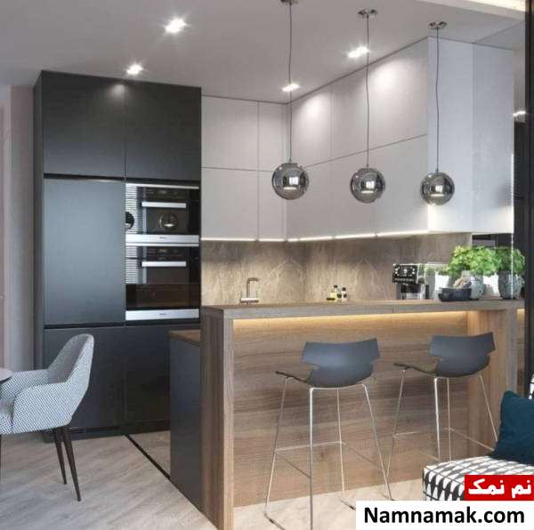 دکوراسیون چیدمان آشپزخانه کوچک