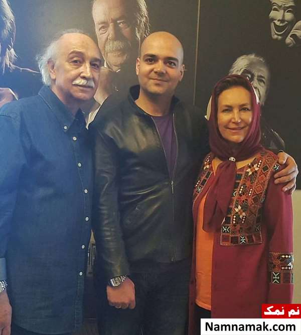 مهوش صبرکن و همسرش و پسرش مهرداد