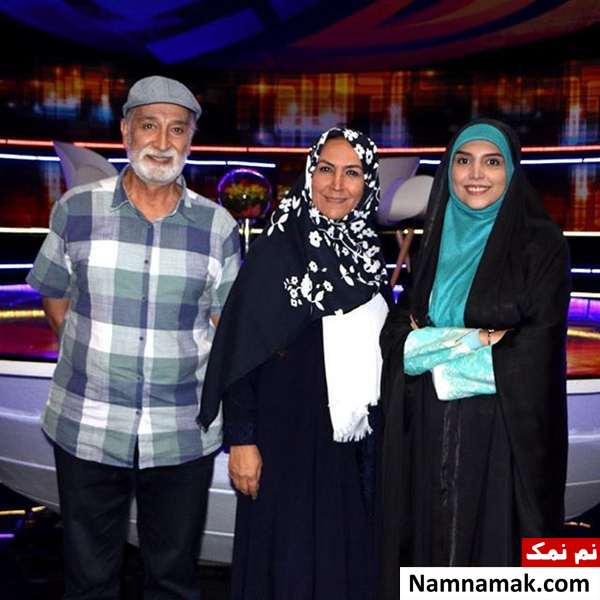 مهوش صبرکن و همسرش محمود پاک نیت و مژده لواسانی
