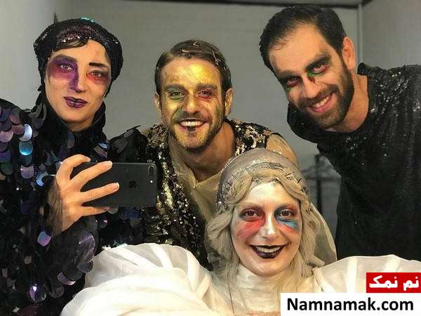 بازیگران نمایش گریم عجیب بازیگران نمایش همان چهار دقیقه