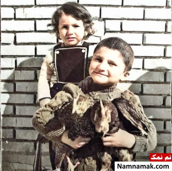 مهدی سلطانی و برادرش مهدی سلطانی و برادرش در کودکی