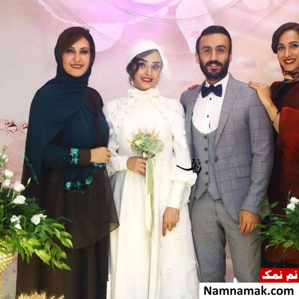 فاطمه گودرزی و پسرش عروسی پویان گنجی و دریا مرادی دشت