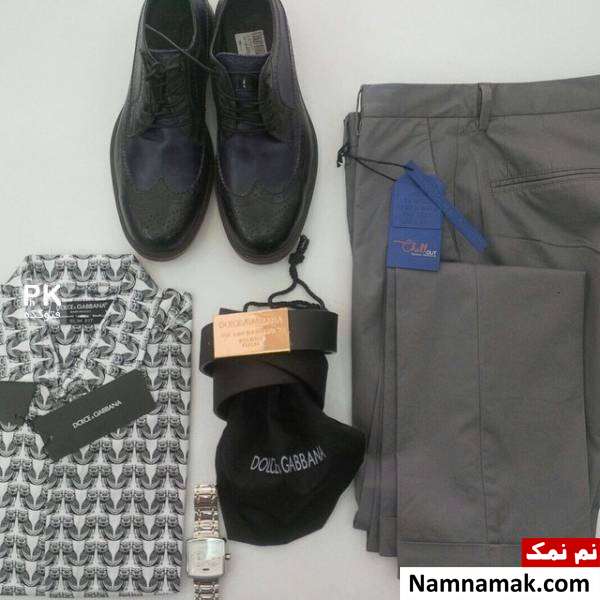 ست کفش مشکی و لباس 