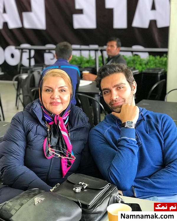 شهاب شادابی و مادرش