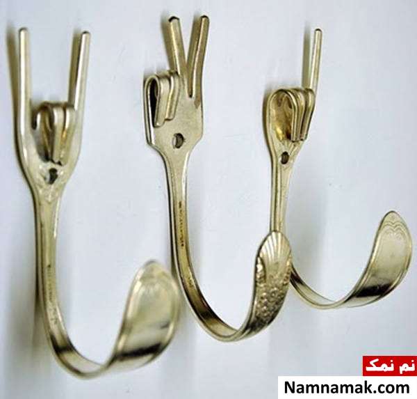 کاردستی با چنگال با چنگال های قدیمی چی بسازیم؟