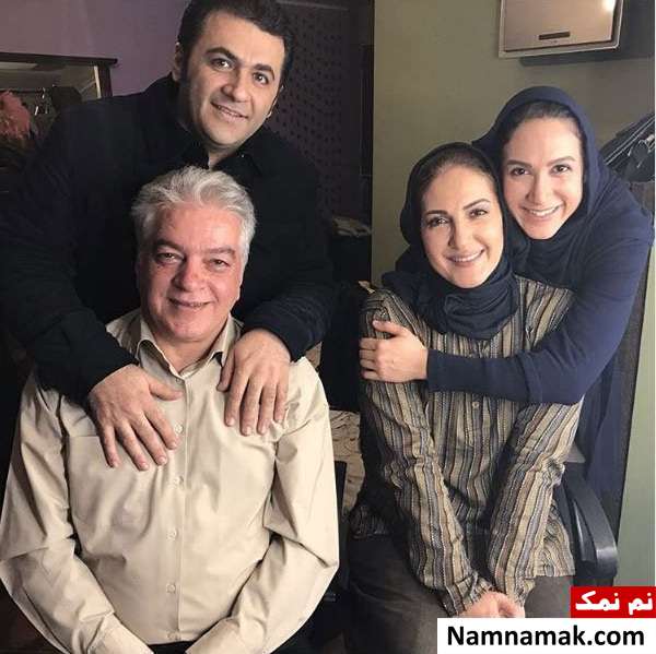 مرتضی کاظمی ، شهرام عبدلی و فاطمه گودرزی و دخترش