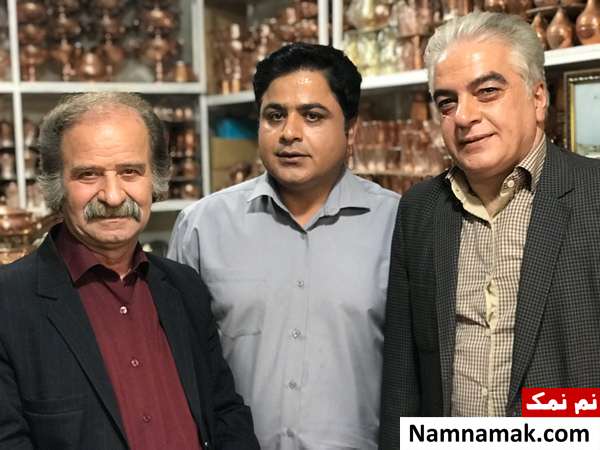 فرج الله گل سفیدی ، مرتضی کاظمی و رامین الماسی در سریال مس