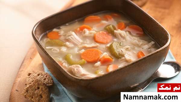 طرز تهیه سوپ بوقلمون