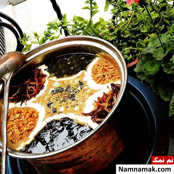 طرزتهیه آش بادمجان بدون گوشت